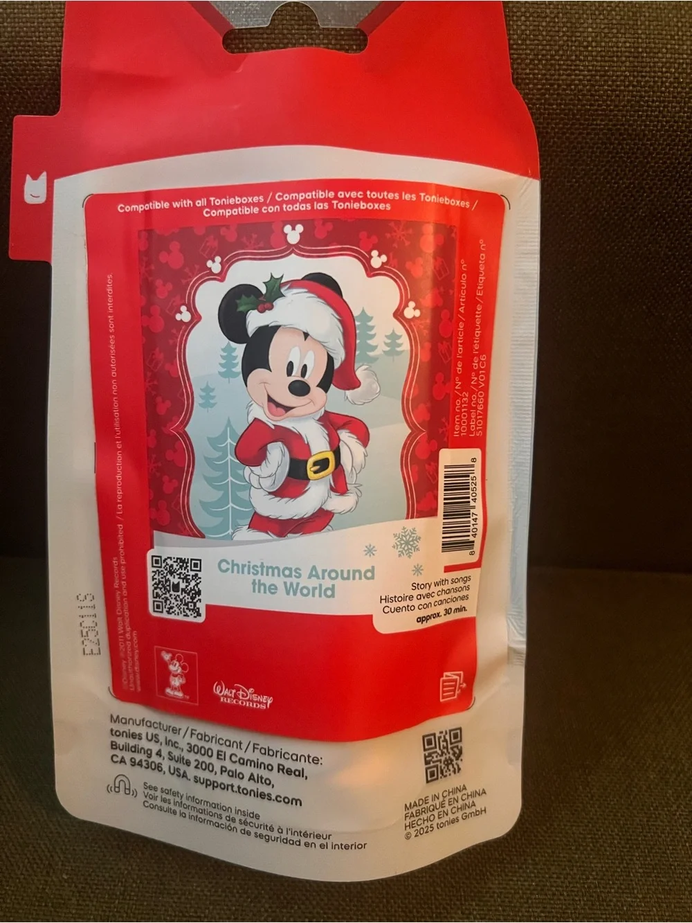 Tonies Disney Mickey Mouse Christmas Around the World Tonie